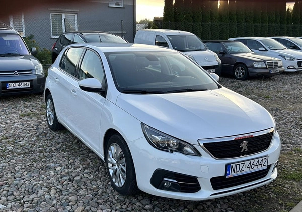 Peugeot 308 cena 39900 przebieg: 196000, rok produkcji 2018 z Lidzbark małe 22